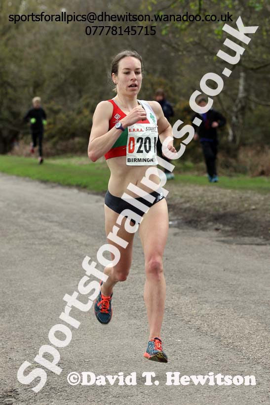 Senior womens English National 6 Stage Road Relay, 2016 English National 12 and 6 Stage Road Relays, Sutton Coldfield, Birmingham. Photo: David T. Hewitson/Sports for All Pics